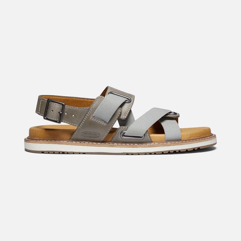 Keen Lana Trekkingsandalen Damen DE-21753 Drizzle/Silver Birch - Keen Damenschuhe Grau